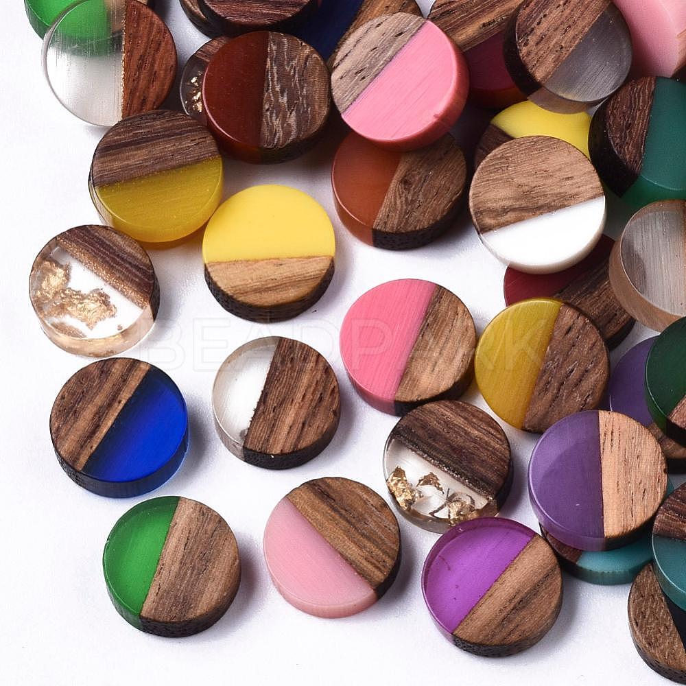 Resin Walnut Wood Cabochons Beadpark