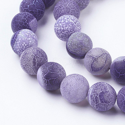 Natural Crackle Agate Beads Strands Beadpark