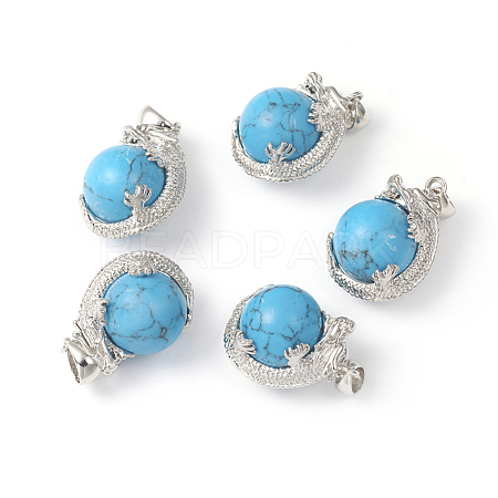 Synthetic Turquoise Pendants Beadpark