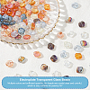 ARRICRAFT 120Pcs 8 Colors Electroplate Transparent Glass Beads EGLA-AR0001-17B-4