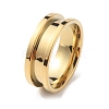 201 Stainless Steel Grooved Finger Ring RJEW-WH0004-32E-G-1