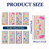 8 Sheets 8 Style Creative Fluorescent Arm Removable Temporary Tattoos Paper Stickers STIC-TA0002-02-4