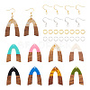 Biyun DIY V-shape Dangle Earrings Making Kit DIY-BY0001-42-2