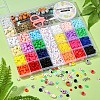 DIY Heishi & Barrel Beads Jewelry Set Making Kit DIY-YW0005-46-5