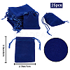 Beebeecraft 25Pcs Rectangle Velvet Drawstring Pouches TP-BBC0001-04A-01-2