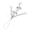 Imitation Gemstone Acrylic Mobile Straps HJEW-JM02637-05-4