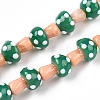 Handmade Lampwork Beads Strands X-LAMP-N024-09E-2