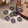 Platinum Plated Alloy Charms ENAM-S118-02H-P-5
