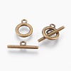 Alloy Toggle Clasps TIBE-EA774Y-AB-RS-1