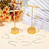 60Pcs 2 Colors 304 Stainless Steel Earring Hooks STAS-BBC0004-47-4