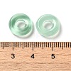 Transparent Glass European Beads GLAA-A012-03-4