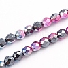 Electroplated Non-magnetic Synthetic Hematite Beads Strands G-L562-09C-1