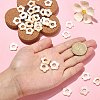30Pcs Natural Freshwater Shell Beads Frames SHEL-CJ0001-27-4