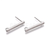 304 Stainless Steel Stud Earring Findings STAS-E482-03A-P-2
