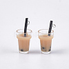 Plastic Cup Pendants CRES-S359-09I-2