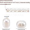 2 Strands Natural Cultured Freshwater Pearl Beads Strands PEAR-NB0001-10-5