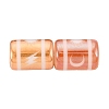 Electroplate Glass Beads EGLA-Q137-01A-J01-1