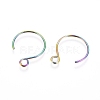 Ion Plating(IP) 304 Stainless Steel Earring Hooks STAS-L216-02B-M-2