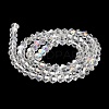 Transparent Electroplate Glass Beads Strands EGLA-A039-T2mm-B13-2