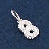 Number Series 925 Sterling Silver Charms LS-STER-Q002-01I-2
