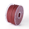 Braided Cowhide Cord WL-I004-3mm-D-25-2