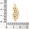 Brass Micro Pave Clear Cubic Zirconia Box Clasps KK-K385-093G-4