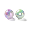 Opaque UV Plating Acrylic Beads PACR-D288-23-2
