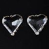 Transparent Glass Pendants X-GLAA-Q088-022-3
