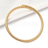 304 Stainless Steel Spring Bangles for Women BJEW-Z086-01G-01-3