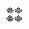 Tibetan Style Alloy Charms TIBE-S320-210AS-1