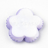 Imitation Pearl Resin Cabochons X-CRES-S304-49-3