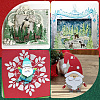 2Pcs 2 Styles Christmas Carbon Steel Cutting Dies Stencils FIND-GF0007-51-5