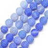 Natural Weathered Agate Bead Strands G-S237-8mm-07-1