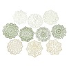 10Pcs 10 Styles Vintage Lace Cut Scrapbook Paper Pads DIY-G118-04D-1