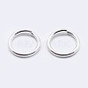 925 Sterling Silver Open Jump Rings STER-F036-02S-0.9x4mm-2