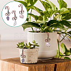 3Pcs Nuggets Natural Amethyst & Rose Quartz & Quartz Crystal Flowerpot Decoration HJEW-OC00088-6