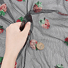 Mesh Embroidered Lace Trim OCOR-WH0073-34B-3