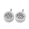Tibetan Style Alloy Pendants TIBE-S301-015TAS-NR-3