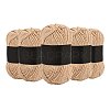 5Pcs Polyester Yarn for Knitting & Crochet YCOR-SZ0001-03J-1