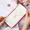 Double Door Velvet Jewelry Pendant/Necklace Gift Storage Boxes CON-WH0086-157-3