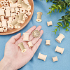 48Pcs 3 Style Schima Wood Sewing Embroidery Thread Spool ODIS-PH0001-41-3