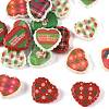 20Pcs Christmas Printed Opaque Acrylic Beads OACR-FS0002-53A-2
