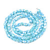 Electroplate Glass Beads Strands EGLA-N002-13-A06-2