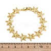 Brass Link Bracelets for Women BJEW-H209-01A-G-5