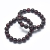 Natural Brecciated Jasper Bead Stretch Bracelets BJEW-K212-A-040-1