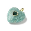 Natural Amazonite Pendants G-C274-04E-2
