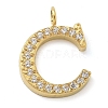 Ion Plating(IP) 304 Stainless Steel Micro Pave Cubic Zirconia Pendants STAS-Z107-03G-03-1