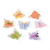 36Pcs 6 Colors Resin DIY Butterfly Pendants Accessories RESI-TA0001-43-9