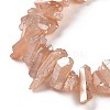 Natural Quartz Crystal Points Beads Strands G-K181-B26-4