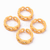Spray Painted Alloy Cuff Rings RJEW-T011-29A-RS-1